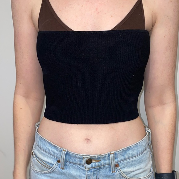 Black tube top - Picture 1 of 3